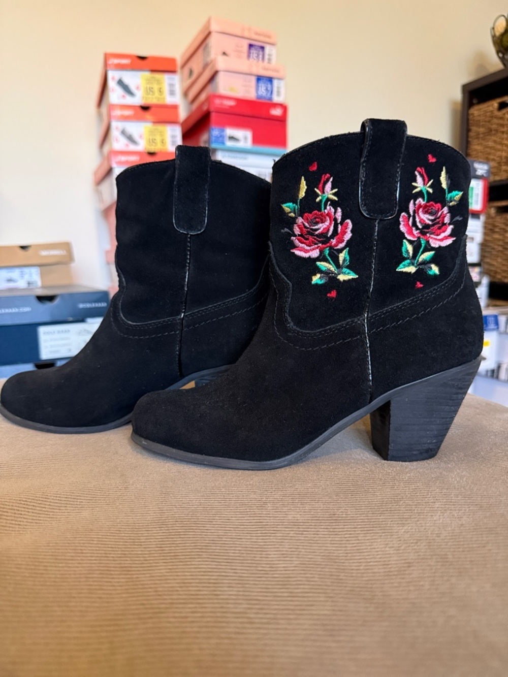 Betsey Johnson Yodell Suede Bootie